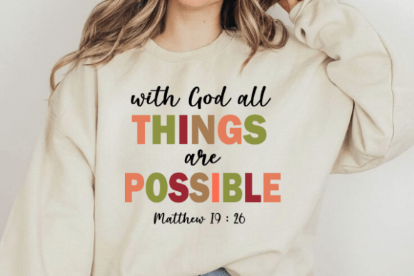 Bible Verse Chrstian Quote PNG SVG for Graphics & Crafts