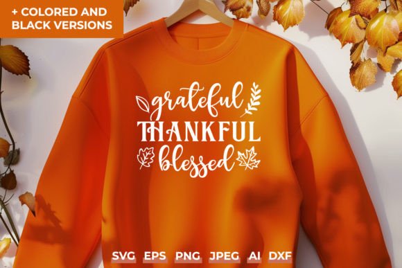 Grateful Thankful Blessed Fall SVG Quote Graphics & Crafts Review