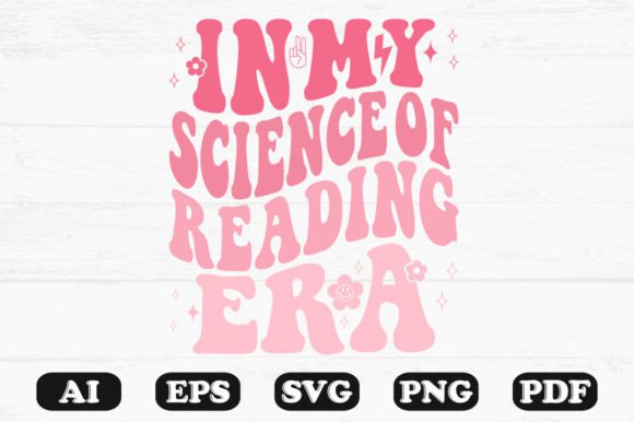 In My Science of Reading Era Retro Wav Graphics for Crafts