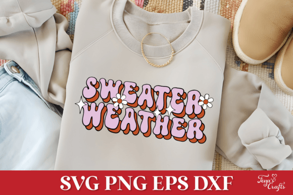 Sweater Weather Retro SVG Quote Review