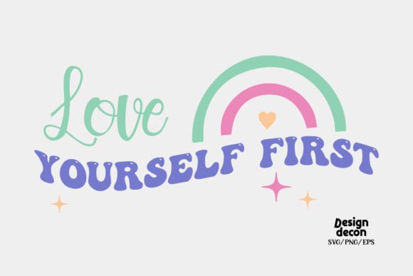 Yourself First Self Love Quote Retro Svg Review